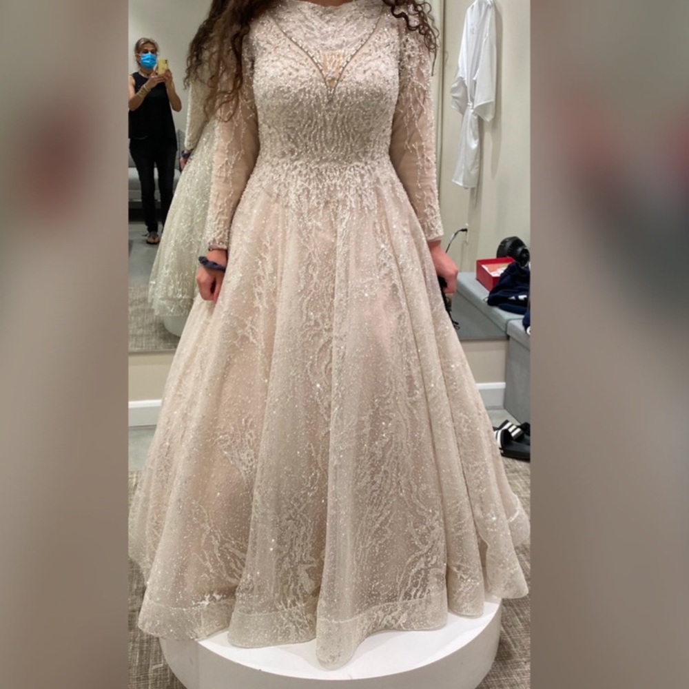 WEDDING DRESS! Worn once! Altered to size 14. Bought at “Brides By Young”.